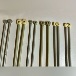 Knitting Needles—6 pair